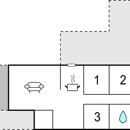 Three-bedroom In * Knebel